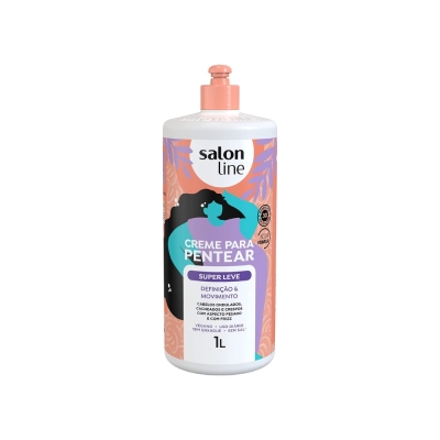 Creme pentear salon line, 1l super leve