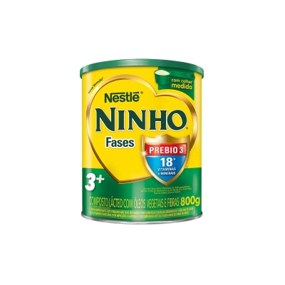 Ninho, 800gr prebio fases 3+