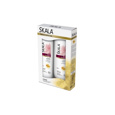 Kit shampoo+condicionador skala, 350+350ml 12em1