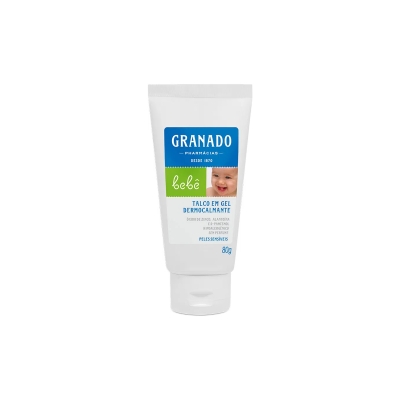 Talco granado, 80gr sensiveis gel bebe