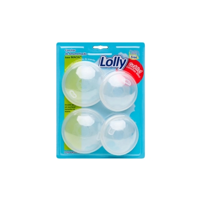 Concha amamentacao lolly, 2un+2un mini macia ref 7221