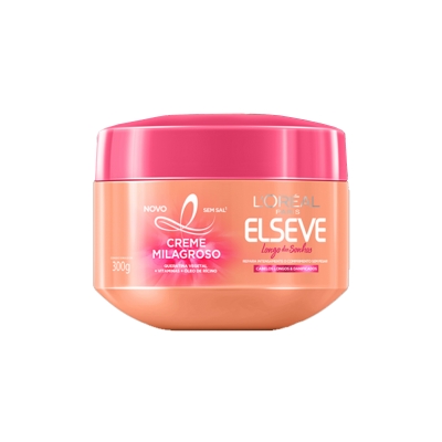 Creme tratamento elseve, 300gr longo dos sonhos