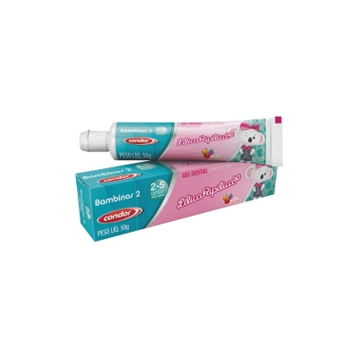 Creme dental bambinos, 50gr 2-5 anos lilica ripilica