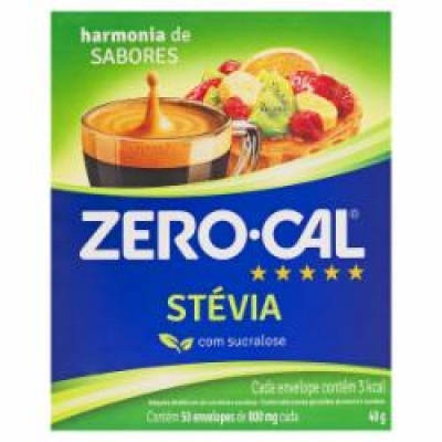 Adocante zero cal, 50 saches stevia