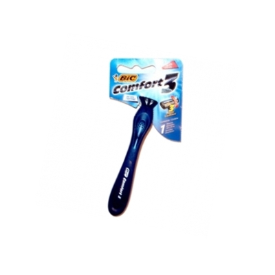 Aparelho barbear bic, 1un comfort3 azul