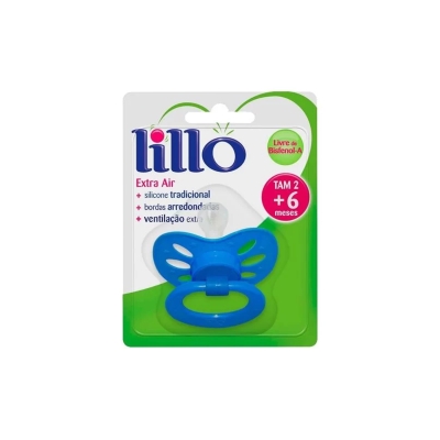 Chupeta extra air lillo, n2 silicone azul r610820