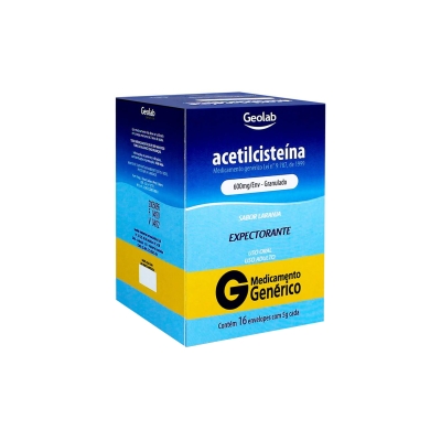 Acetilcisteina, 600mg 5gr 16envelopes