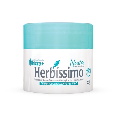 Desodorante herbissimo creme, 55gr neutro