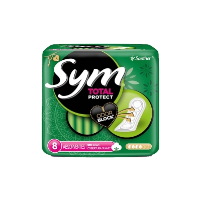 Absorvente sym, 8un suave s/ abas