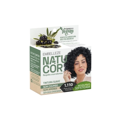 Coloracao natucor, 1110 preto intenso