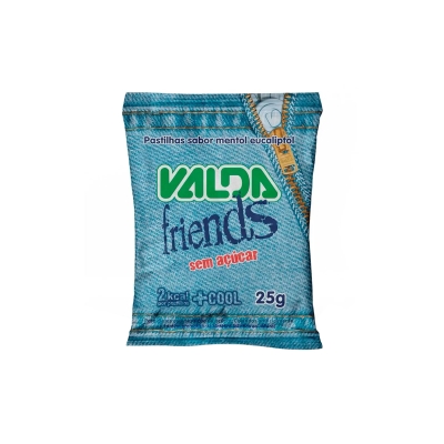 Pastilhas valda friends, 25gr menta