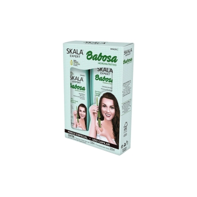 Kit shampoo+condicionador skala, 325+325ml babosa