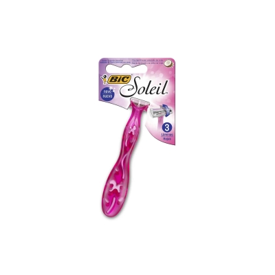 Aparelho barbear bic soleil, 1un feminino