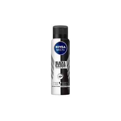 Desodorante aerosol nivea, 150ml black white for men