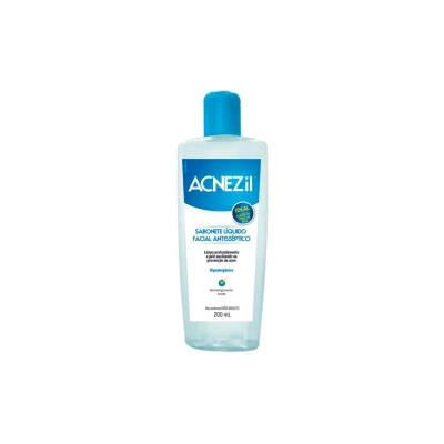 Sabonete liquido acnezil, 200ml pele mista