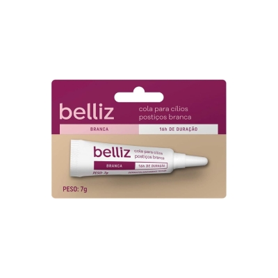 Cola cilios belliz, 7gr branca