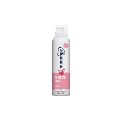 Desodorante aerosol monange, 150ml protecao seca