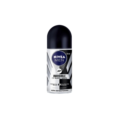 Desodorante rollon nivea, 50ml invisible