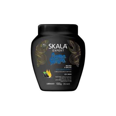 Creme tratamento skala, 1kg lama negra