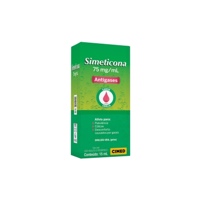 Simeticona, 75mg 15ml cereja