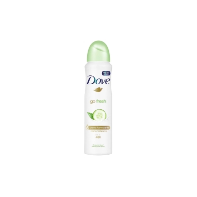 Desodorante aerosol dove, 150ml go fresh pepino/cha verde