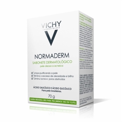 Sabonete facial normaderm, 70gr