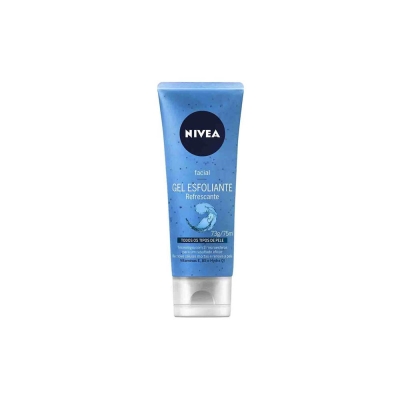 Gel esfoliante facial nivea, 75ml arroz organico