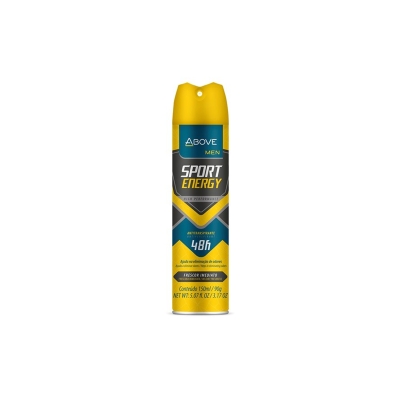 Desodorante aerosol above, 150ml sport energy men