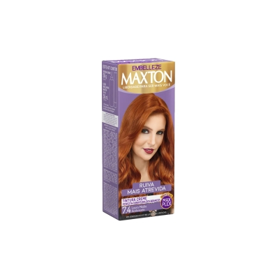 Coloracao maxton, 74 louro medio acobreado