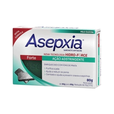 Sabonete asepxia, 85gr form forte