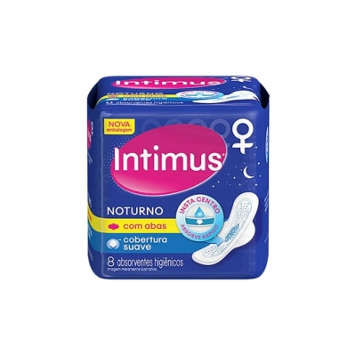 Absorvente intimus, 8un suave gel noturno c/ abas