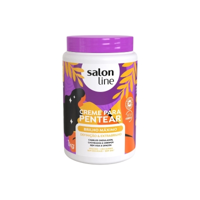 Creme pentear salon line, 1l brilho maximo