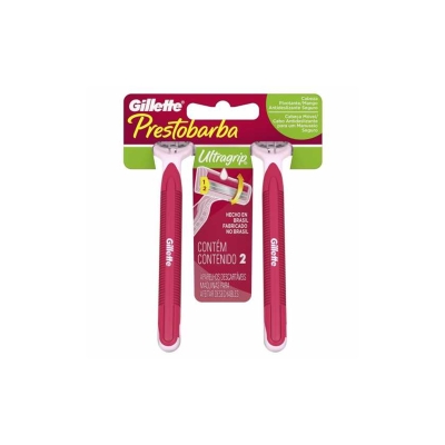 Aparelho barbear presto3 gillette, 2un feminino 