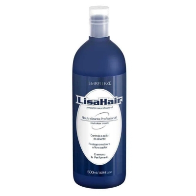 Neutralizante lisa hair embelleze, 500ml profissional