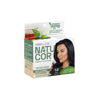 Coloracao natucor, 10 preto natural