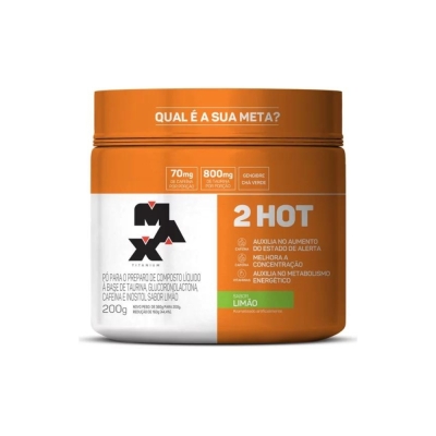 Suplemento 2 hot max titanium, 200gr limao