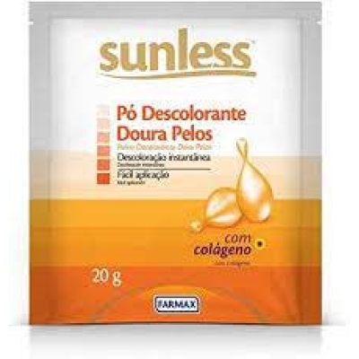 Descolorante sunless, doura pelos