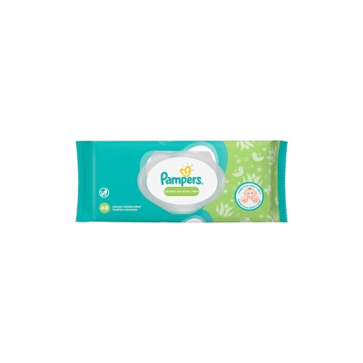 Lenco umedecido pampers, 48un aloe vera