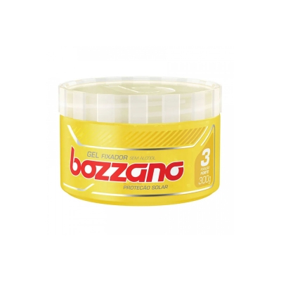 Gel fixador bozzano, 300gr amarelo fixacao forte