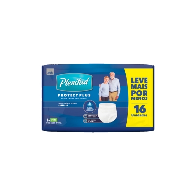 Fralda plenitud protect plus, 16un p/m