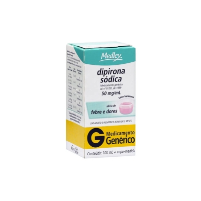 Dipirona, 50mg 100ml