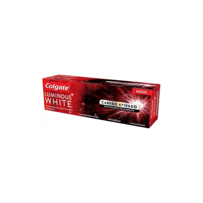 Creme dental colgate luminous white, 70gr carvao