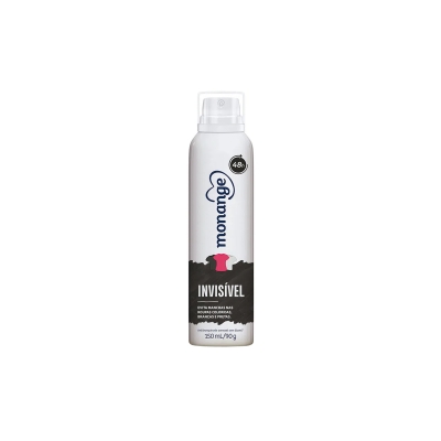 Desodorante aerosol monange, 150ml invisivel