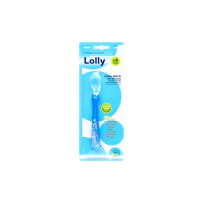 Colher lolly , silicone oceano azul 7115-01