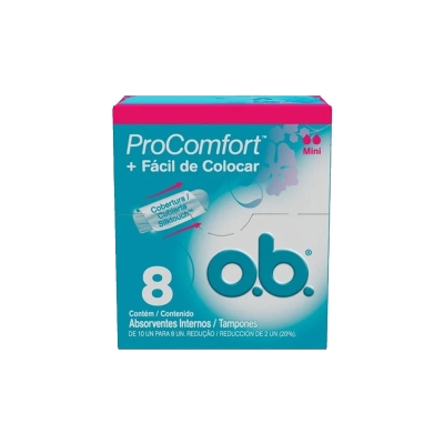 Absorvente interno ob, 8un pro comfort mini