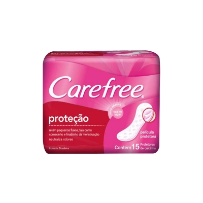 Absorvente carefree, 15un protetor c/ perfume