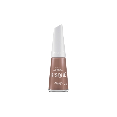 Esmalte risque, 8ml linda leve nude