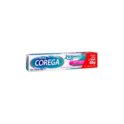 Corega, 68gr creme s/ sabor