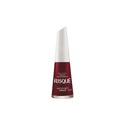 Esmalte risque, 8ml cremoso hoje so volto amanha